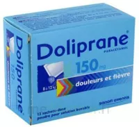 Doliprane 150 Mg Poudre Pour Solution Buvable En Sachet-dose B/12 à La Lande-de-Fronsac