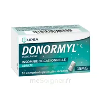 Donormyl 15 Mg Comprimés Pelliculés Sécables T/10 à La Lande-de-Fronsac