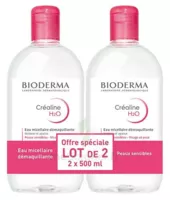 Acheter CREALINE H2O Solution micellaire nettoyante apaisante sans parfum 2Fl/500ml à La Lande-de-Fronsac