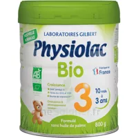 Physiolac Bio Lait 3éme Age 800g à La Lande-de-Fronsac
