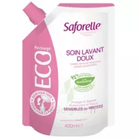 Saforelle Solution Soin Lavant Doux Eco-recharge/400ml à La Lande-de-Fronsac
