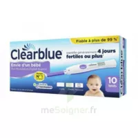Clearblue Test D'ovulation 2 Hormones B/10 à La Lande-de-Fronsac