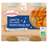 Babybio Pot Bonne Nuit Carotte Patate Douce Blé à La Lande-de-Fronsac