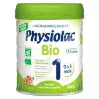 Physiolac Bio 1 Lait En Poudre B/800g à La Lande-de-Fronsac