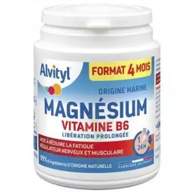 Alvityl Magnésium Vitamine B6 Libération Prolongée Comprimés Lp Pot/120 à La Lande-de-Fronsac